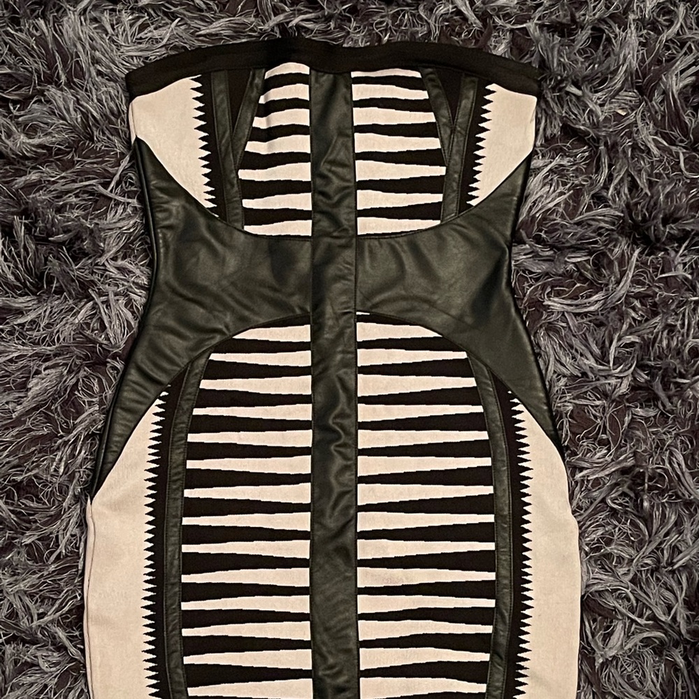 Womens Strapless Bandage Dress